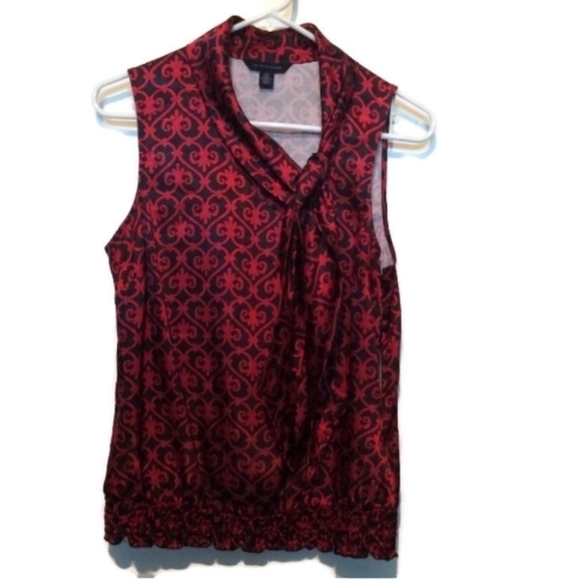 Tommy Hilfiger red & black halter tank - Picture 1 of 6